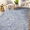 World Rug Gallery Contemporary Geometric Weather Resistant Indoor/Outdoor Area Rug 5' x 7' Blue 4028BLUE5X7 - alternate 6